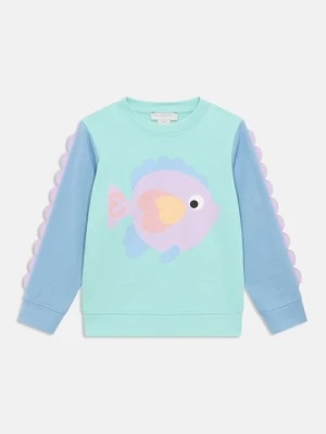 Bluza Stella McCartney jasnoniebieski