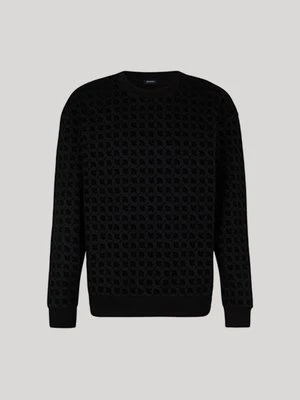 Bluza Tamino w kolorze czarnym z chabrowym wzorem Joop
