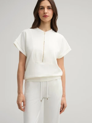 Bluza Tanshi w kremowym kolorze Joop