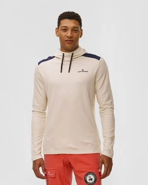 Bluza Techniczna Męska Amundsen 5mila Hoodie Biała Amundsen Sports
