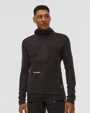 Bluza Techniczna Męska Mammut Eiger Nordwand Advanced Ml Hooded Jacket Men Czarna