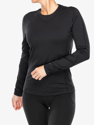 Bluza termoaktywna damska Arcteryx Rho Crew Neck LS - black