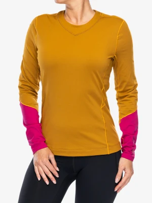 Bluza termoaktywna damska Arcteryx Rho Crew Neck LS - yukon/amaranthus/edziza