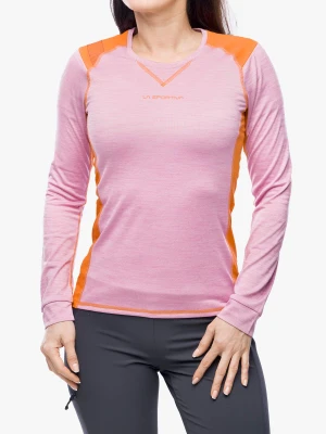 Bluza termoaktywna damska La Sportiva Beyond Long Sleeve - rose/cherry tomato