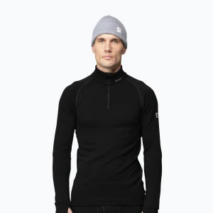 Bluza termoaktywna męska Devold Expedition Merino 235 Zip Neck black