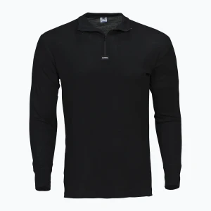 Bluza termoaktywna męska Dovre Wool Half Zip black