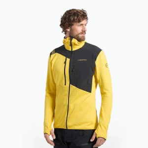 Bluza termoaktywna męska La Sportiva Lucendro Thermal Hoody yellow / black