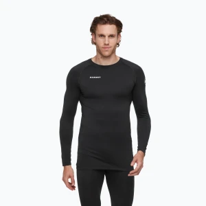 Bluza termoaktywna męska Mammut All-Mountain Seamless BL Mid black / white