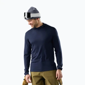 Bluza termoaktywna męska Smartwool Classic Thermal Merino Base Layer deep navy Granatowy
