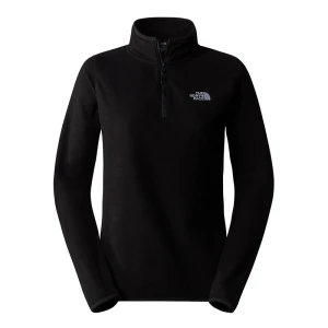 Bluza damska The North Face 100 Glacier 1/4 Zip Fleece 0A855M4H01 - czarna