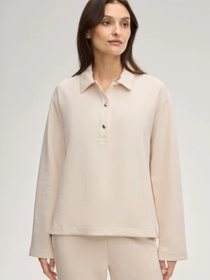 Zdjęcie produktu Bluza Ticia w kolorze kremowym JOOP!
