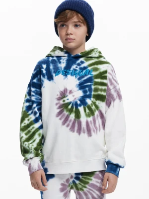 Bluza Tie-Dye z logo Desigual