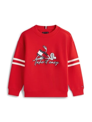 Bluza Tommy Hilfiger czerwony
