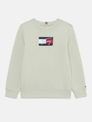 Bluza Tommy Hilfiger jasnozielony
