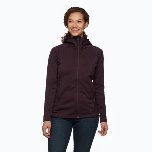 Bluza trekkingowa damska Black Diamond Factor Hoody bordeaux