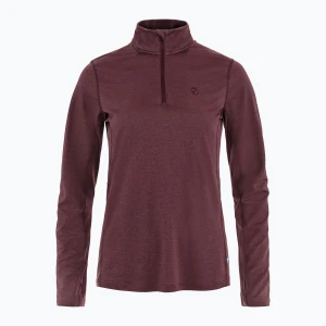Bluza trekkingowa damska Fjällräven Abisko Day Hike Half Zip port