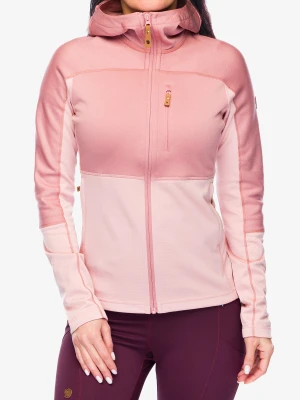 Bluza trekkingowa damska Fjallraven Abisko Trail Fleece - chalk rose/dusty rose