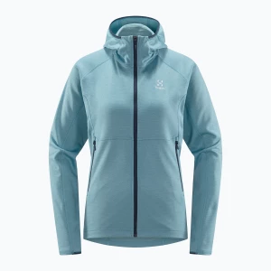 Bluza trekkingowa damska Haglöfs Skuta Hood frost blue