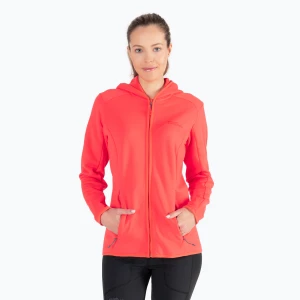 Bluza trekkingowa damska Jack Wolfskin Baiselberg Hooded FZ hot coral