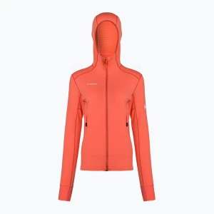 Bluza trekkingowa damska Mammut Taiss Light ML Hooded salmon/terracotta