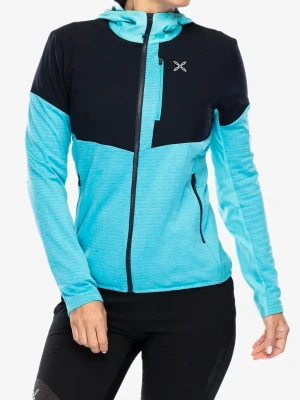 Bluza trekkingowa damska Montura Thermalgrid Pro 2 Maglia - turquoise/graphite blue