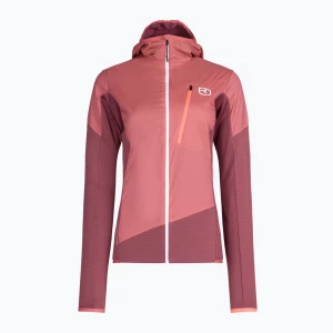 Bluza trekkingowa damska ORTOVOX Ladiz Hybrid mountain rose