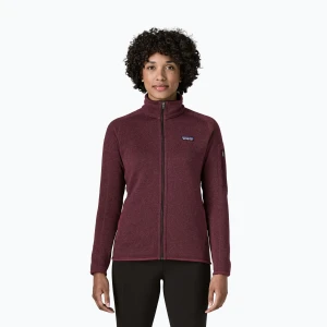 Bluza trekkingowa damska Patagonia Better Sweater berry fig Bordowy