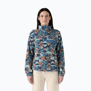 Zdjęcie produktu Bluza trekkingowa damska Patagonia LW Synch Snap-T P/O swallowtail geo/still blue