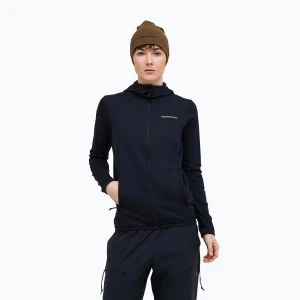 Bluza trekkingowa damska Peak Performance Light Zip Hood black