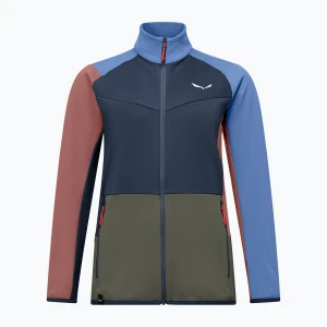 Bluza trekkingowa damska Salewa Puez Cammio PL Blueberry / Multi Granatowy