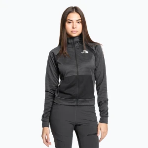 Bluza trekkingowa damska The North Face Mountain Athletics Full Zip Fleece asphalt grey/black