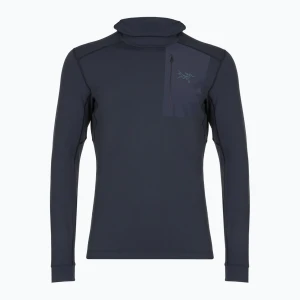 Bluza trekkingowa męska Arc'teryx Rho LT Hoody black sapphire ii