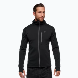 Bluza trekkingowa męska Black Diamond Coefficient Fleece Hoody black