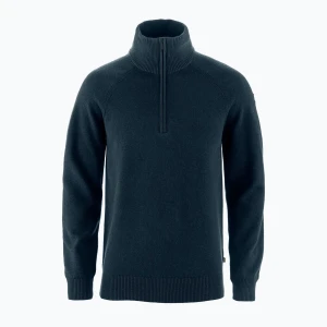 Bluza trekkingowa męska Fjällräven Övik Lite Half Zip dark navy