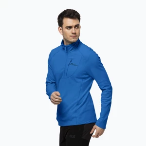 Bluza trekkingowa męska Jack Wolfskin Kolbenberg HZ blue pacific