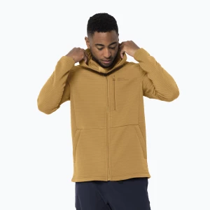 Bluza trekkingowa męska Jack Wolfskin Modesto Hooded honey yellow