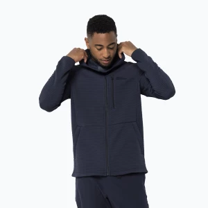 Bluza trekkingowa męska Jack Wolfskin Modesto Hooded night blue