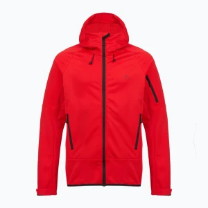 Bluza trekkingowa męska KADVA Arix WP 5K / 3K softshell hybrid czerwony