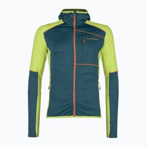 Bluza trekkingowa męska La Sportiva Existence Hoody storm blue/lime punch