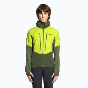 Bluza trekkingowa męska La Sportiva Session Tech Hoody forest/lime punch