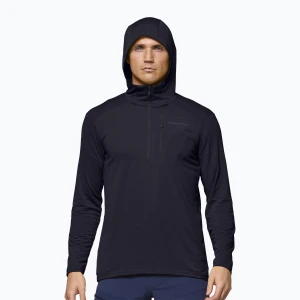 Bluza trekkingowa męska NORRONA Falketind Warm1 Hood caviar black Norrøna