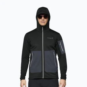 Bluza trekkingowa męska NORRONA Falketind Warm2 Stretch Hood caviar black