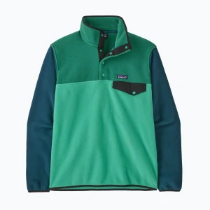 Bluza trekkingowa męska Patagonia LW Synch Snap-T P / O aqua stone Zielony