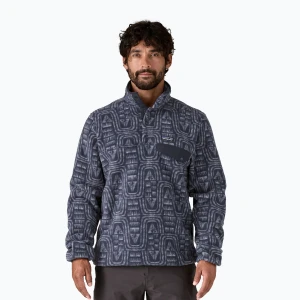 Bluza trekkingowa męska Patagonia LW Synch Snap-T P/O flow: sunken blue