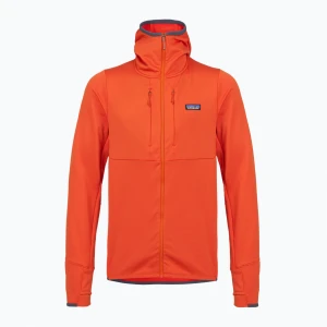 Bluza trekkingowa męska Patagonia R1 Thermal Full Zip Hoody pollinator orange
