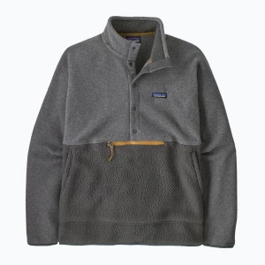 Bluza trekkingowa męska Patagonia Retro Pile 1/2 Snap P/O forge grey