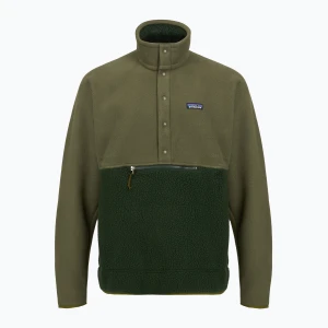 Bluza trekkingowa męska Patagonia Retro Pile 1/2 Snap P/O old growth green