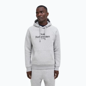 Bluza trekkingowa męska Peak Performance Original Hood med grey mel