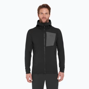 Bluza trekkingowa męska Rab Superflux Hoody black