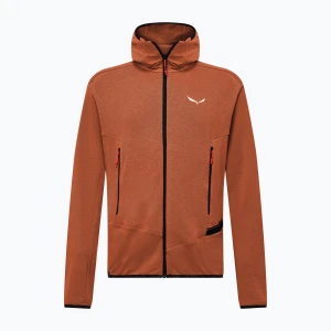 Bluza trekkingowa męska Salewa Agner Hemp 2 Hooded bombay brown